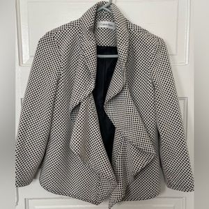 Calvin Klein waterfall blazer, size 6